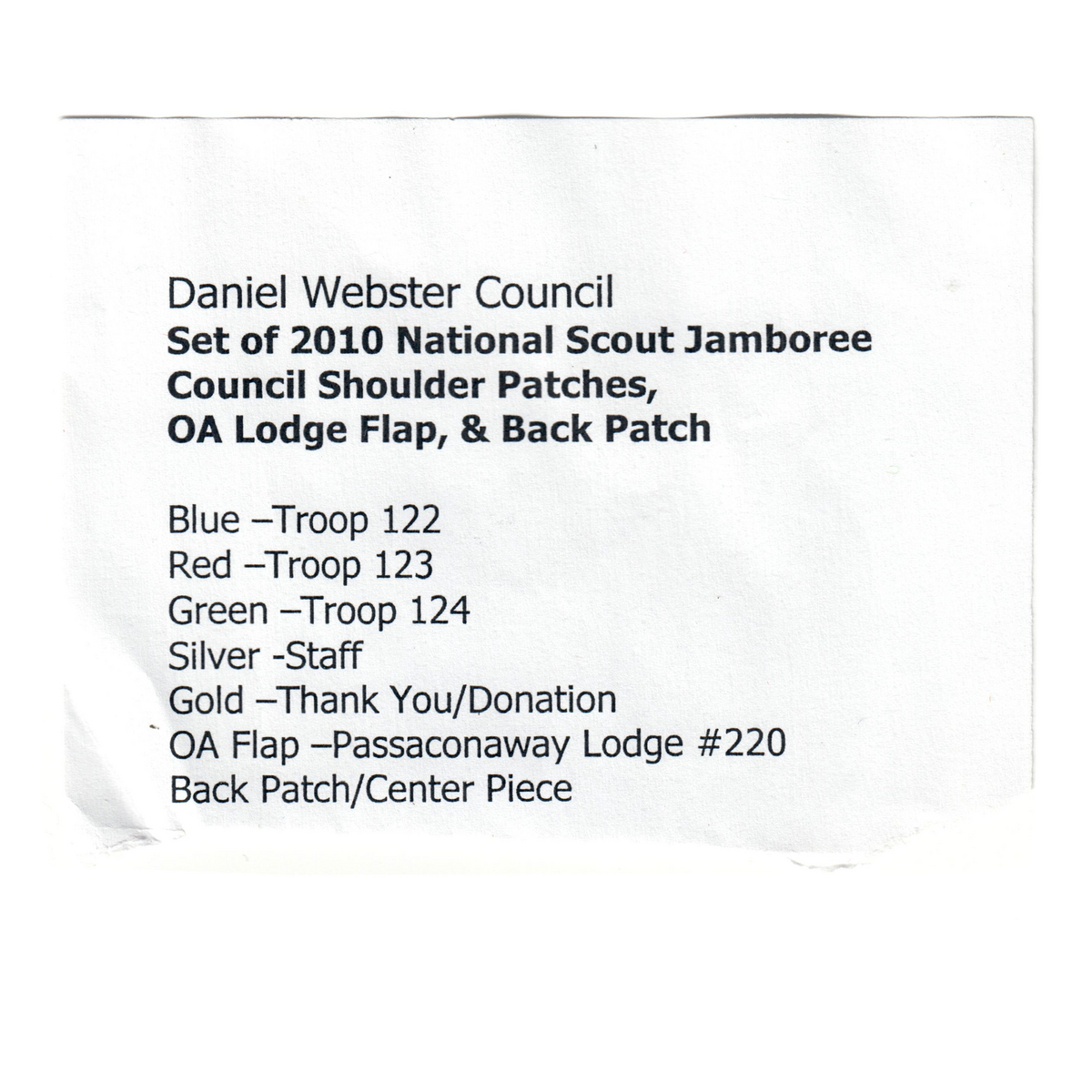 Daniel Webster JCP-2010-1