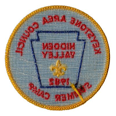 Hidden Valley Scout Reservation eR1982-1 (back)