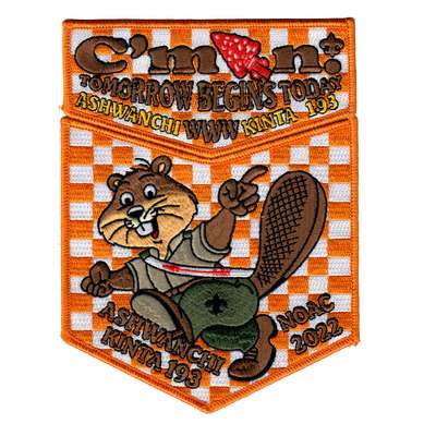 Ashwanchi Kinta 2022 NOAC - Orange Bordered Set