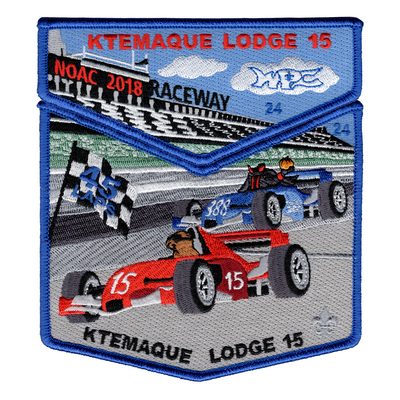 Ktemaque 2018 NOAC - Blue Border Raceway Numbered Set