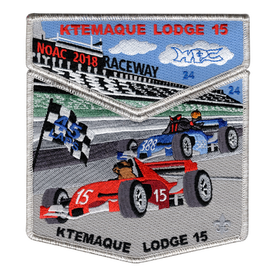 Ktemaque 2018 NOAC - Silver Mylar Border Numbered Set