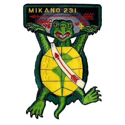 Mikano 1998 NOAC Set - Ordeal Sash with Yellow Belly