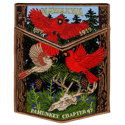 Pamunkey Chapter #7 2026 Standard issue flap/chapter 47 chevron set