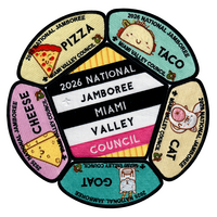 2026 National Jamboree - Taco, Cat, Goat, Cheese, Pizza Set issue set image