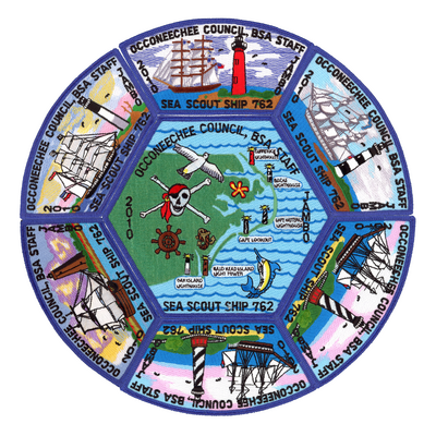 Occoneechee 2010 Sea Scout Set, BLU border, Private Issue