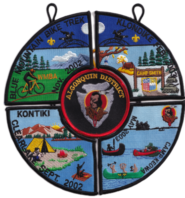 Westchester Putnam 2002-2003 Algonquin District Activity Patch Set